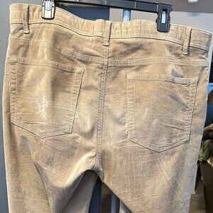 Joseph Abboud 40x32 Khaki 5 Pocket Corduroys